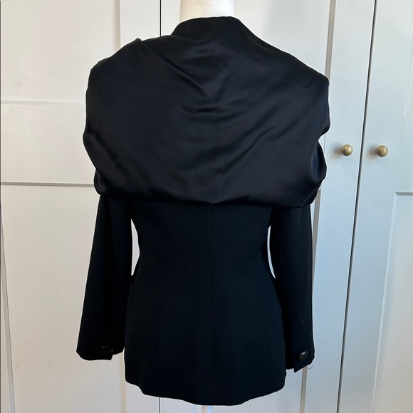 Jacques Molko Black Wool Jacket with Bow Details | 42 - Picture 3 of 5